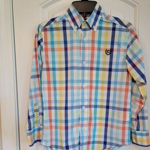 Boy's button down shirt.